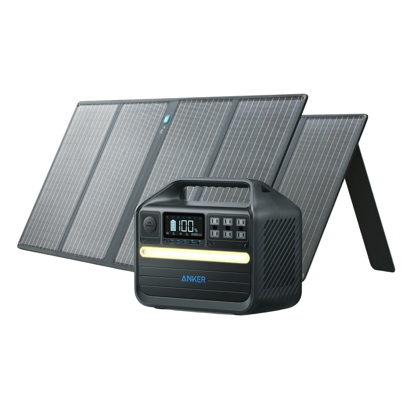 Anker Solar Generator 555 (PowerHouse 1024Wh with 2*100W Solar Panels)