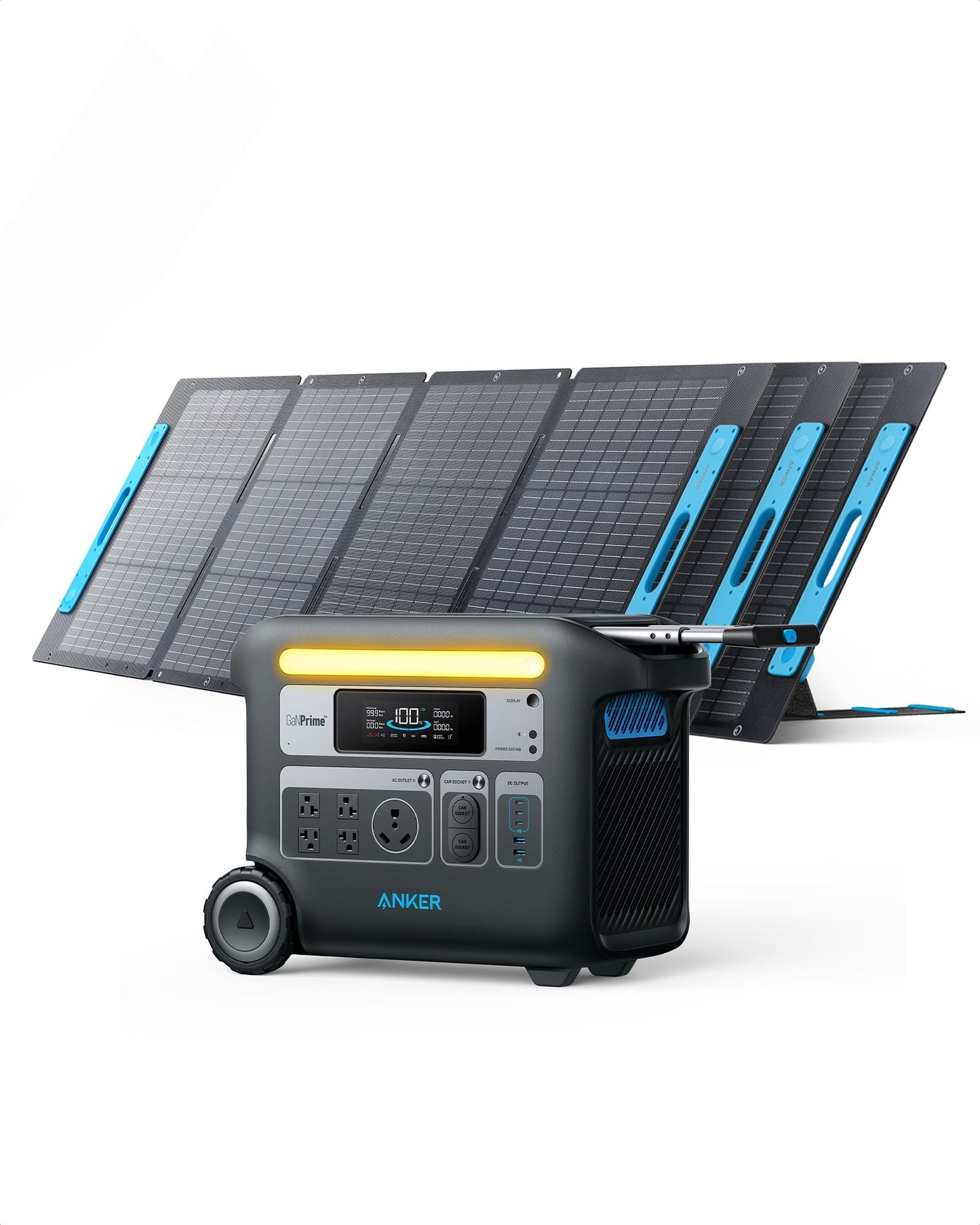 Anker Solar Generator 767 (PowerHouse 2048Wh with 3×200W Solar Panels)