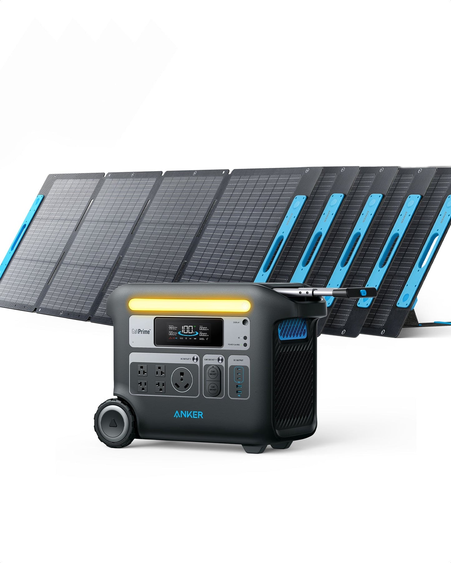 Anker Solar Generator 767 (PowerHouse 2048Wh with 5×200W Solar Panels)